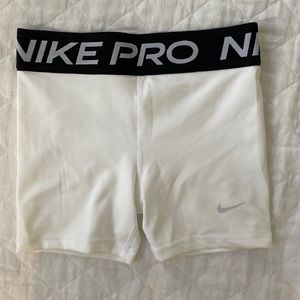 White Nike pro